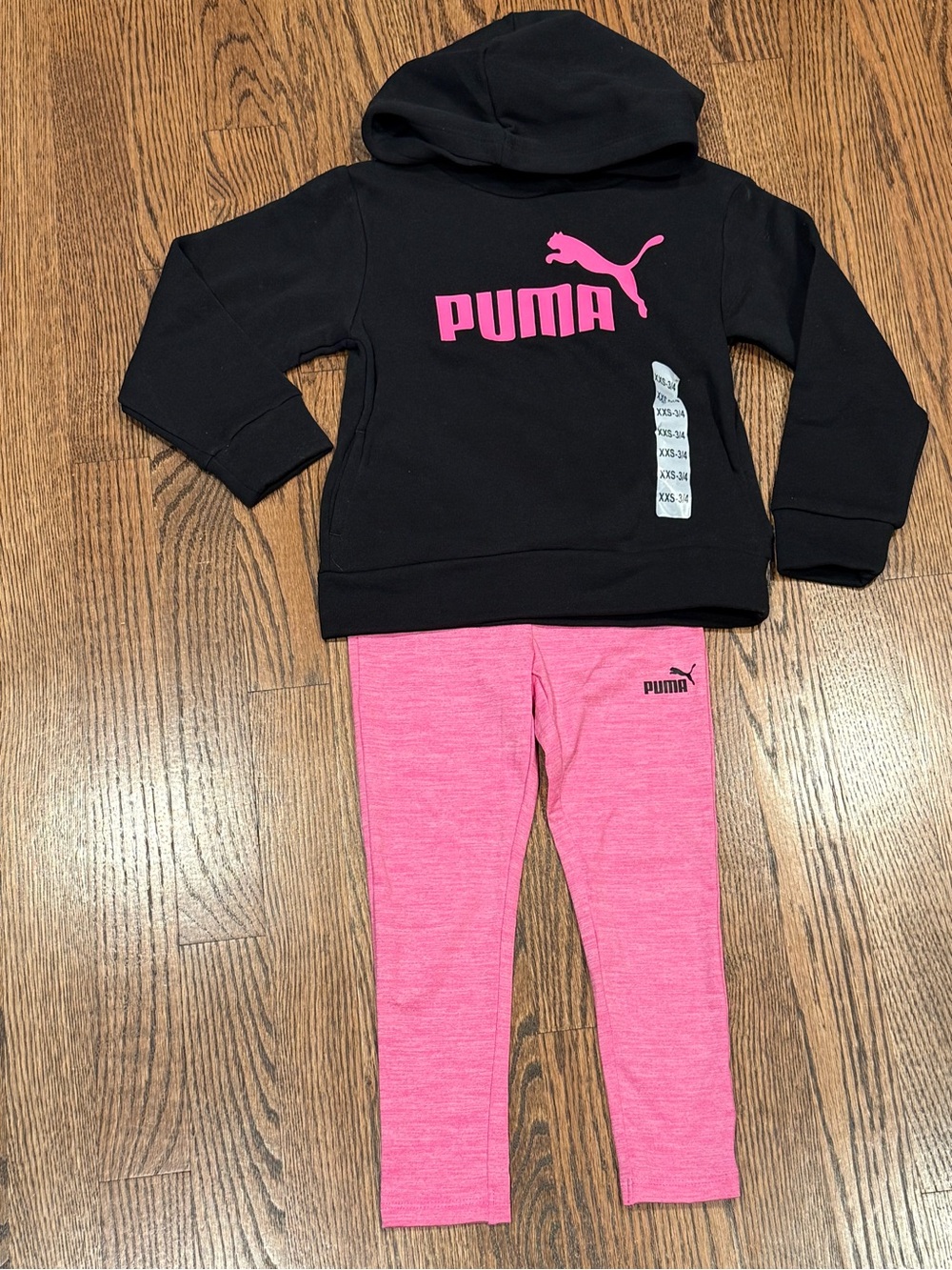Puma Girls’ Size 3/4 Hoodie Set